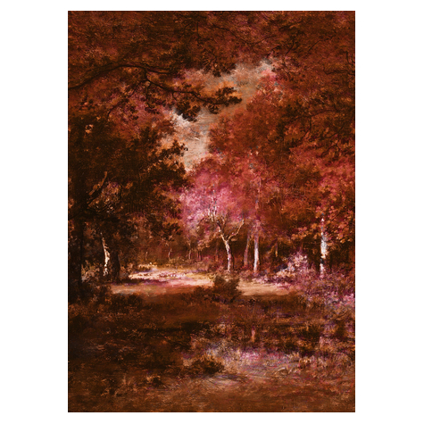Vlies Fototapete - Autumna Rosso - Größe 200 X 280 Cm
