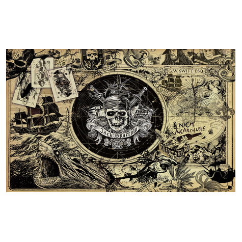Vlies Fototapete - Pirates Of The Caribbean 5 - Größe 400 X 250 Cm