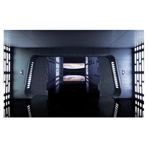 Vlies Fototapete - Star Wars Death Star Floor - Größe 400 X 250 Cm