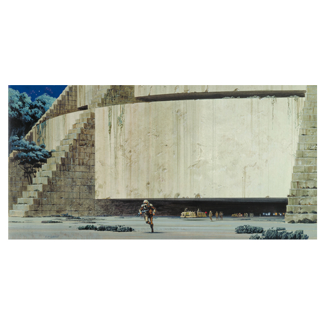 Non-Woven Wallpaper - Star Wars Classic Rmq Yavin Temple - Size 500 X 250 Cm