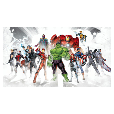 Vlies Fototapete - Avengers Unite - Größe 500 X 280 Cm