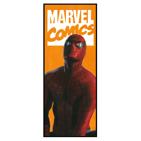 Non-Woven Wallpaper - Spider-Man Comic - Size 100 X 250 Cm