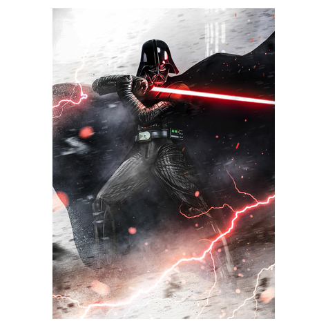 Non-Woven Wallpaper - Star Wars Vader Dark Forces - Size 200 X 280 Cm