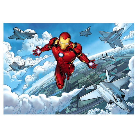 Vlies Fototapete - Iron Man Flight - Größe 400 X 280 Cm