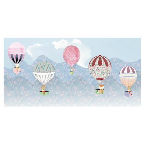 Vlies Fototapete - Happy Balloon - Größe 500 X 250 Cm