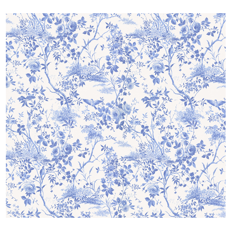 Non-Woven Wallpaper - Charming Bloom - Size 300 X 280 Cm