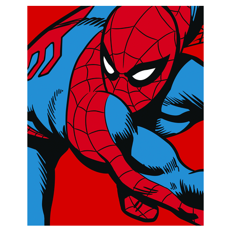 Vlies Fototapete - Marvel Powerup Spider-Man Watchout - Größe 200 X 250 Cm