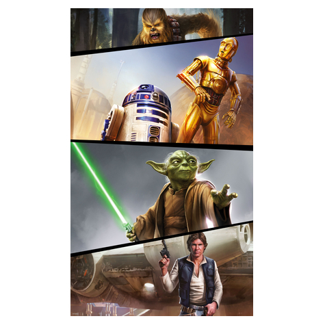 Vlies Fototapete - Star Wars Moments Rebels - Größe 120 X 200 Cm