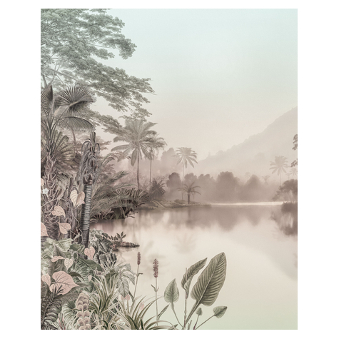 Vlies Fototapete - Lac Des Palmiers  - Größe 200 X 250 Cm
