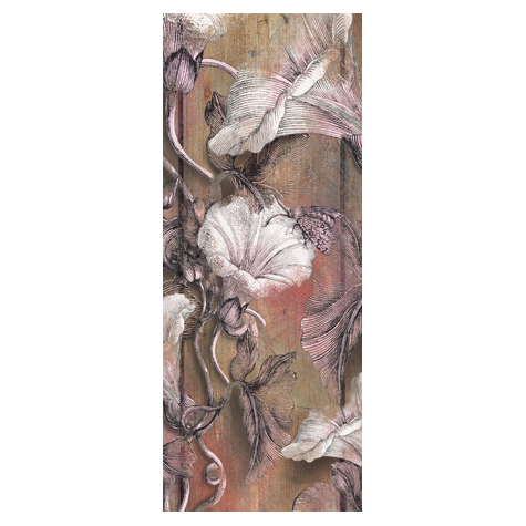 Vlies Fototapete - Bloomin Panel - Größe 100 X 250 Cm
