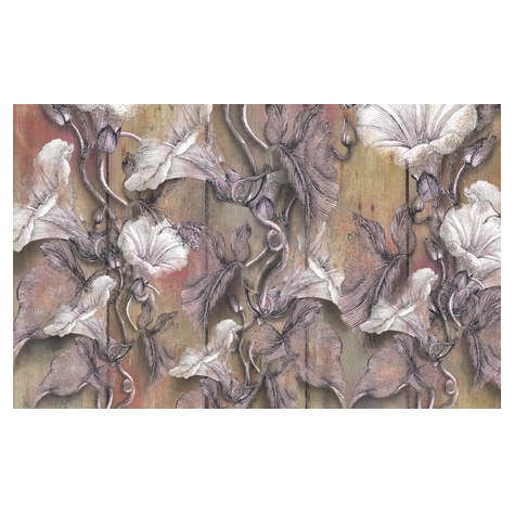 Non-Woven Wallpaper - Bloomin - Size 400 X 250 Cm
