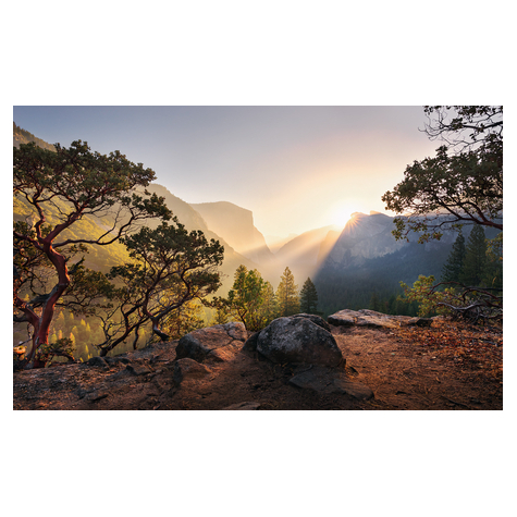 Vlies Fototapete - Yosemites Secret - Größe 450 X 280 Cm