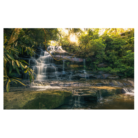 Vlies Fototapete - Golden Falls - Größe 450 X 280 Cm