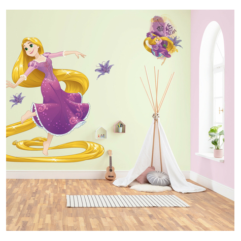 Selbstklebende Vlies Fototapete/Wandtattoo - Rapunzel Xxl - Größe 127 X 200 Cm