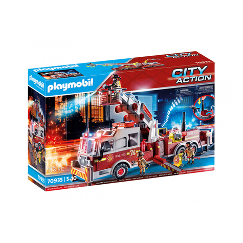 Playmobil City Action - Feuerwehr-Fahrzeug Us Tower Ladder (70935)