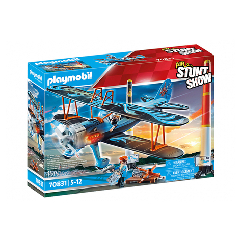 Playmobil Air Stuntshow - Doppeldecker Phix (70831)
