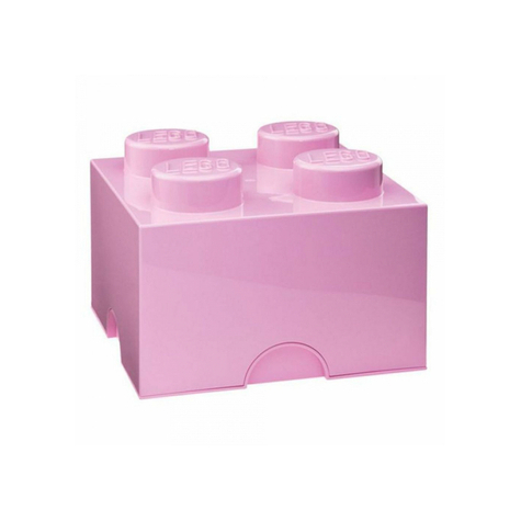 Lego Storage Brick 4 Rosa (40031738)