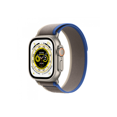 Apple Watch Ultra Gps + Cellular 49mm Titan Blue/Gray Trail Loop Mqfv3fd/A