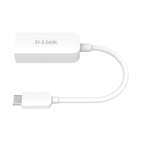 D-Link Usb-C To 2.5g Ethernet Adapter Dub-E250