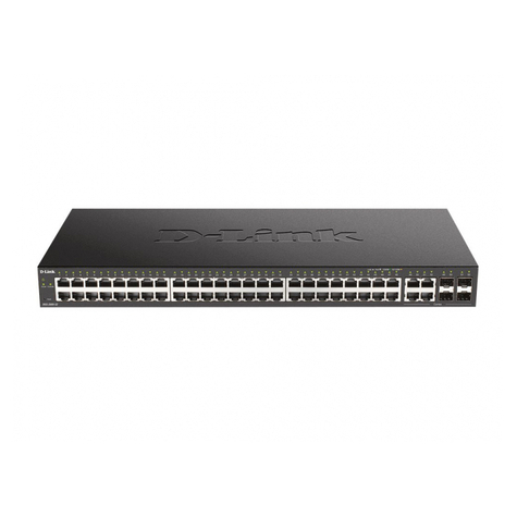 Dlink L3 Managed 48x10/100/1000+ 4x Fast Ethernet/Gigabit Sfp Dgs-2000-52
