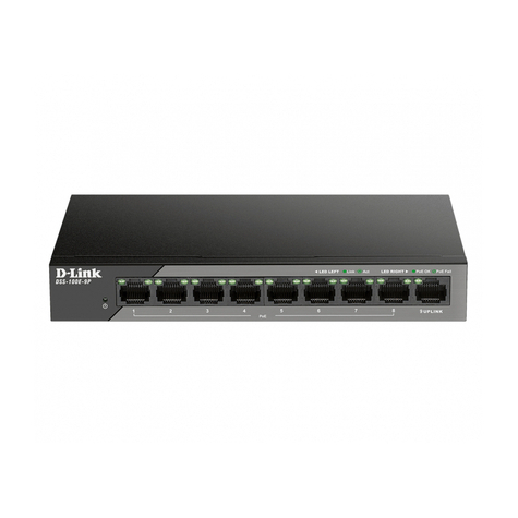 D-Link Fast Ethernet Poe Unmanaged Surveillance Switch Dss-100e-9p