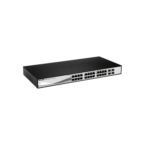 D-Link Switch 24 Port 4 X Shared Sfp Glasfaser Lwl Dgs-1210-24/E