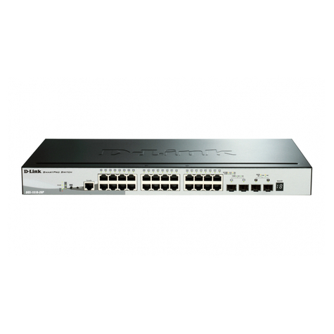 D-Link Switch L3 Smart 24 X 10/100/1000 Poe+ Dgs-1510-28p/E