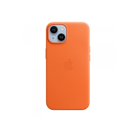 Apple Iphone 14 Leather Case With Magsafe Orange Mpp83zm/A