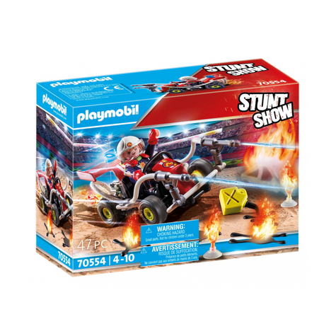 Playmobil Stuntshow - Feuerwehrkart (70554)