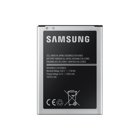 Samsung Li-Ion Batterie -J120f Galaxy J1 (2016) -2050mah Bulk - Eb-Bj120cbe