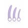 Dildo:Alena Set Of 3 Silicone Dilators Purple