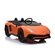 Kinderfahrzeug   Elektro Auto "Lamborghini Aventador Sv"   Lizenziert   12v7ah, 2 Motoren  2,4ghz Fernsteuerung, Mp3, Ledersitz+Eva Orange