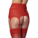 Amorable By Rimba Suspender With G-String And Stockings Red