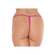 Women's Brief : Detailed Crotchless G-String Pink