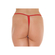 Woman Brief : Red Crotchless G-String