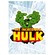 Wall Tattoo - Hulk Comic Classic - Size 50 X 70 Cm