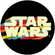 Self-Adhesive Non-Woven Wallpaper / Wall Tattoo - Star Wars Typeface - Size 125 X 125 Cm