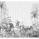 Vlies Fototapete - Lion King Monochrome - Größe 300 X 280 Cm