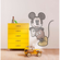 Self-Adhesive Non-Woven Wallpaper / Wall Tattoo - Mickey Essential - Size 100 X 127 Cm
